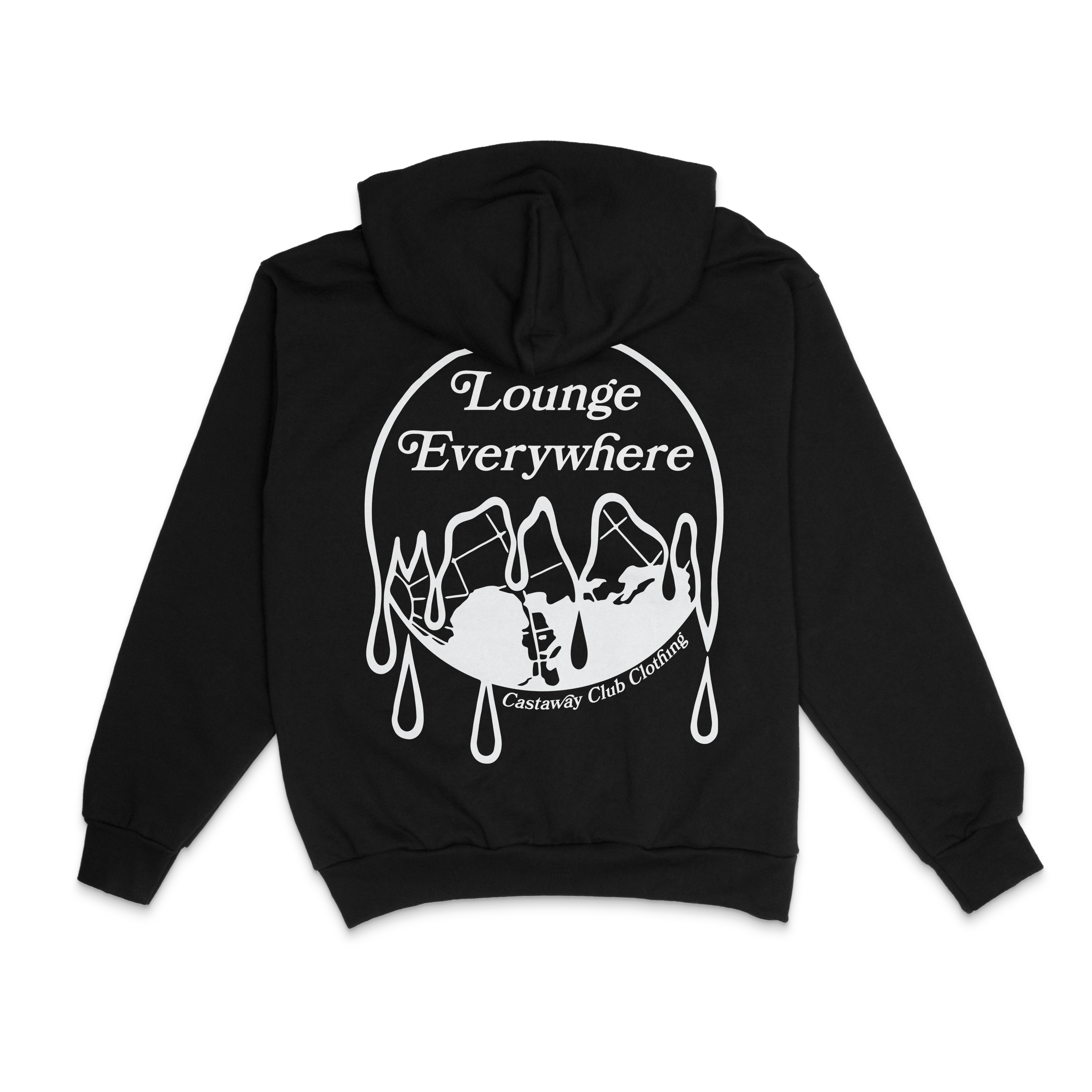 Black Globetrotter Hoodie
